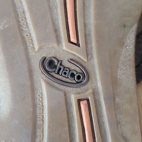 Chaco Women's Brown Leather Flip Flop Sandals Size 8 - Picture 10 of 12